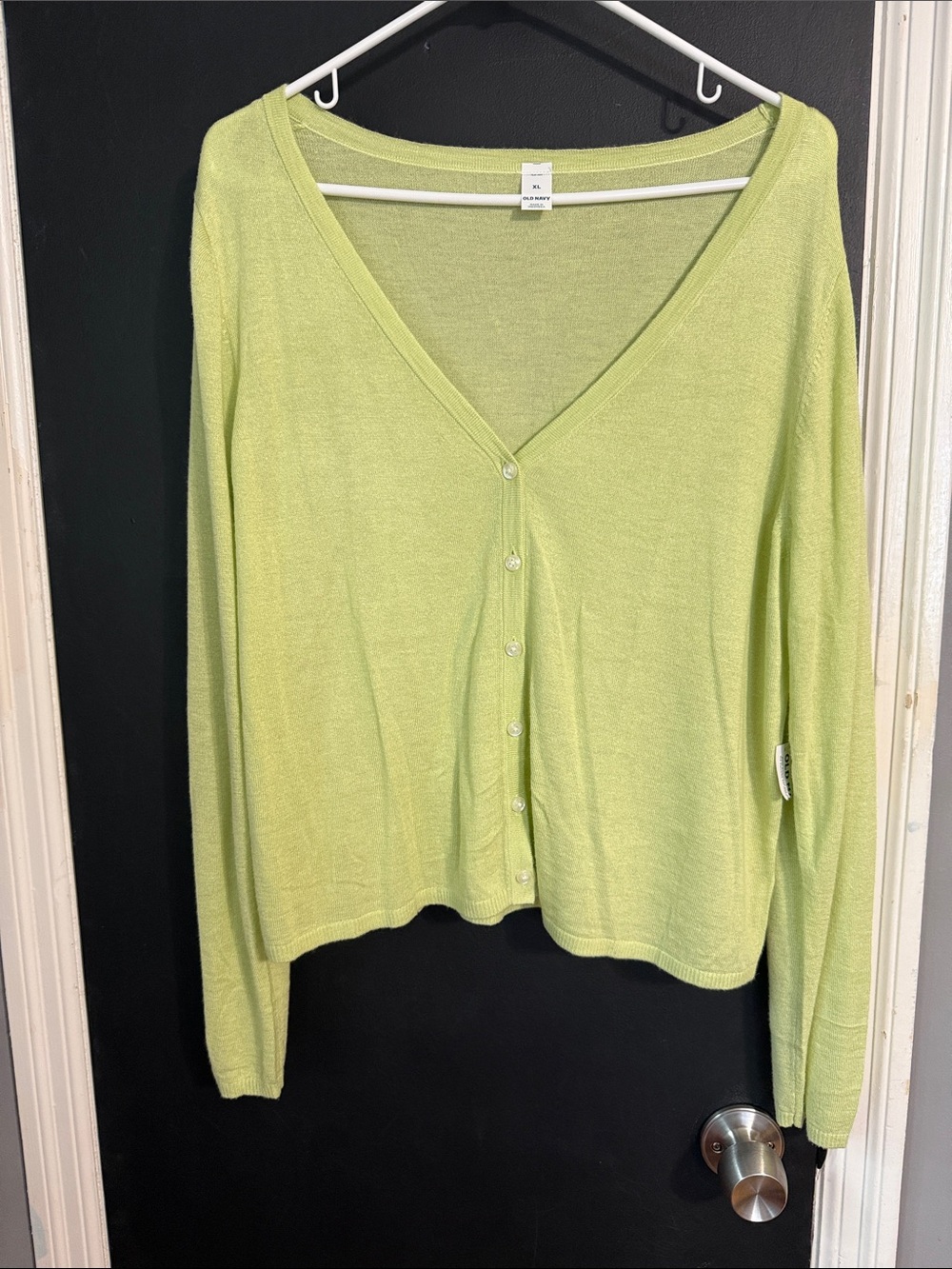 Old Navy Merino Wool Blend Cropped V-Neck Cardigan Size: XL